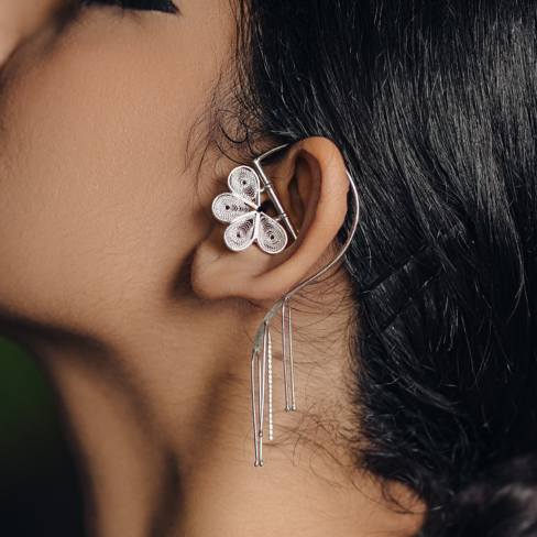 TARKASHI Ear Cuff with Danglers