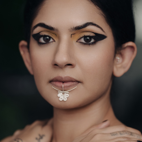 TARKASHI Arc Lip Ring