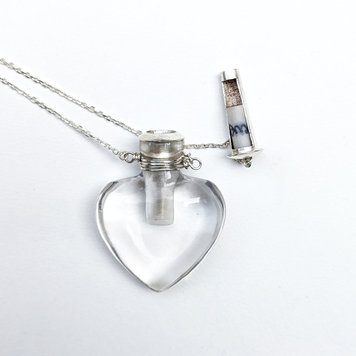 MESSAGE IN A BOTTLE - Labradorite Necklace