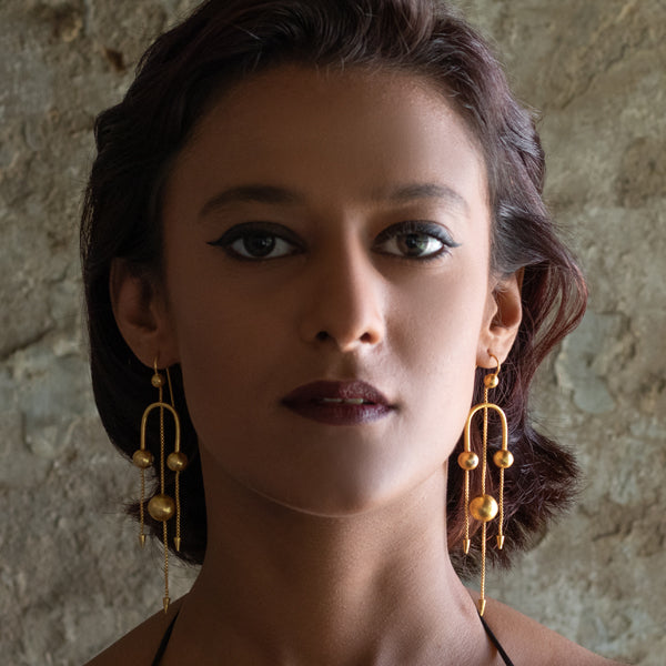 DECO Gold Trio Earrings