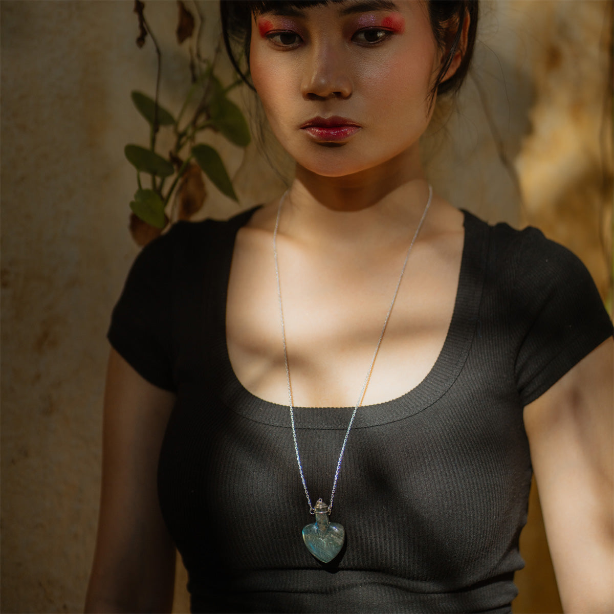 MESSAGE IN A BOTTLE - Labradorite Necklace