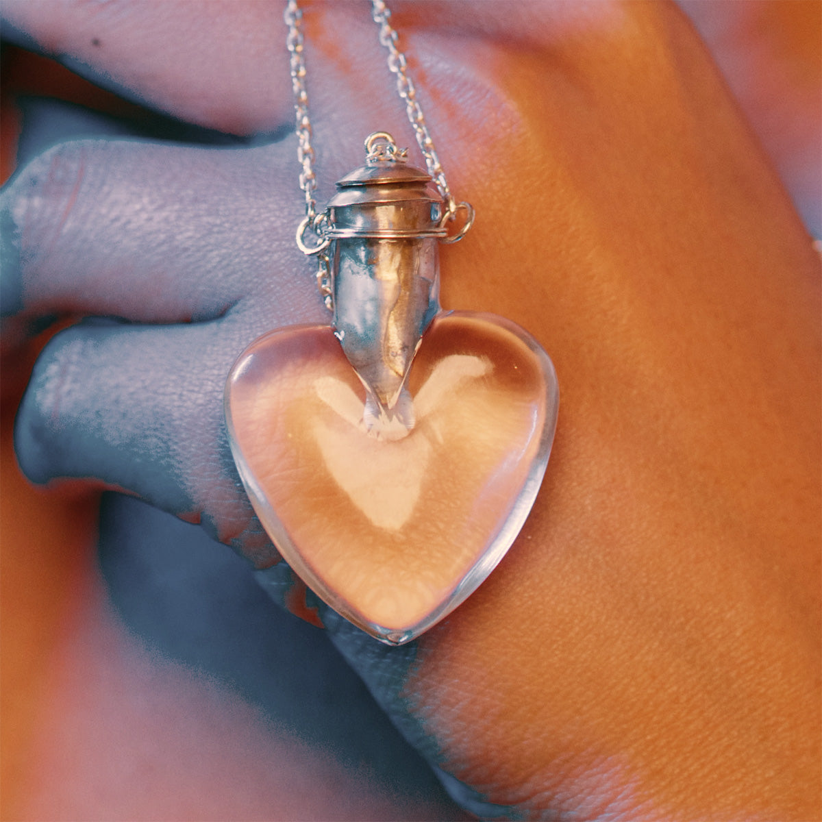 MESSAGE IN A BOTTLE - Clear Quartz Necklace