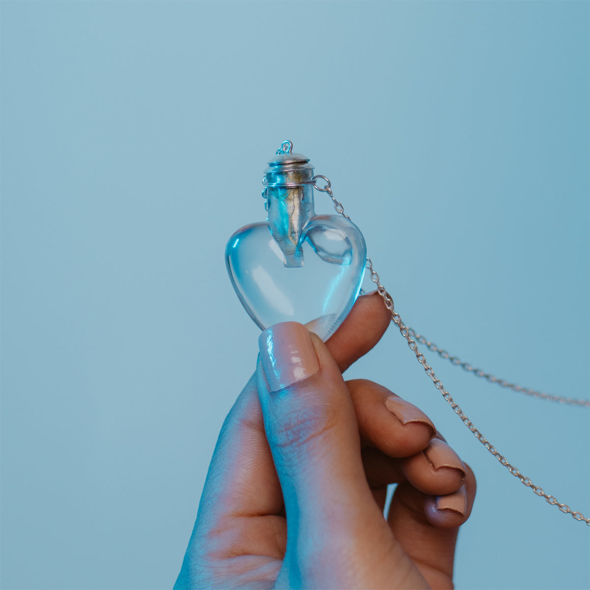 MESSAGE IN A BOTTLE - Clear Quartz Necklace