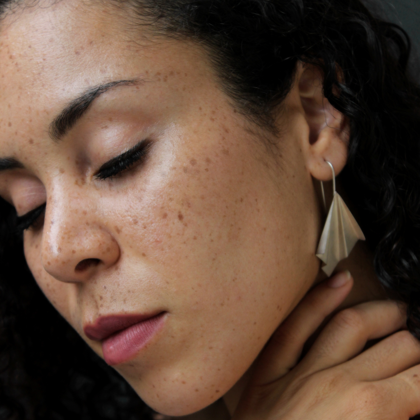 GARVI Origami Three-Fold Earrings