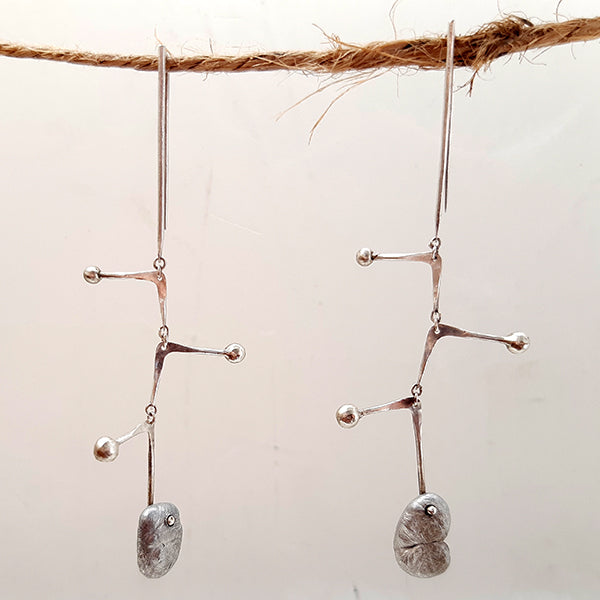 CALDER Triple Balance Mobile Earrings