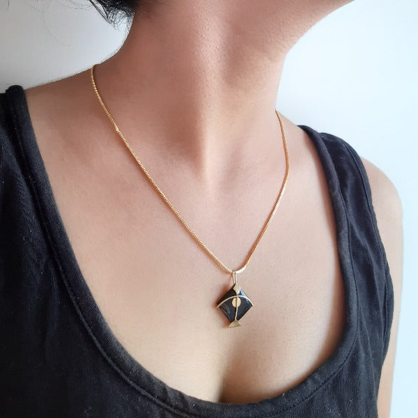 PATANG Black Onyx Pendant