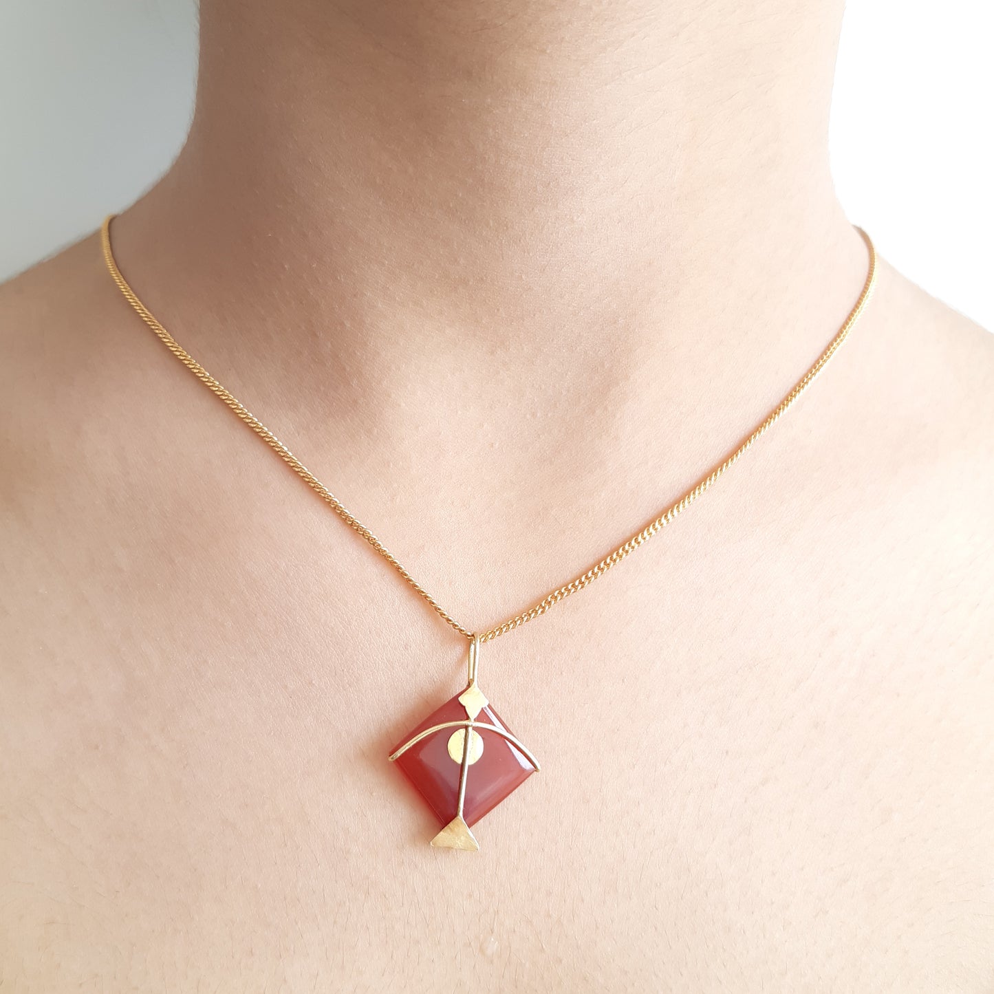 PATANG Red Onyx Pendant