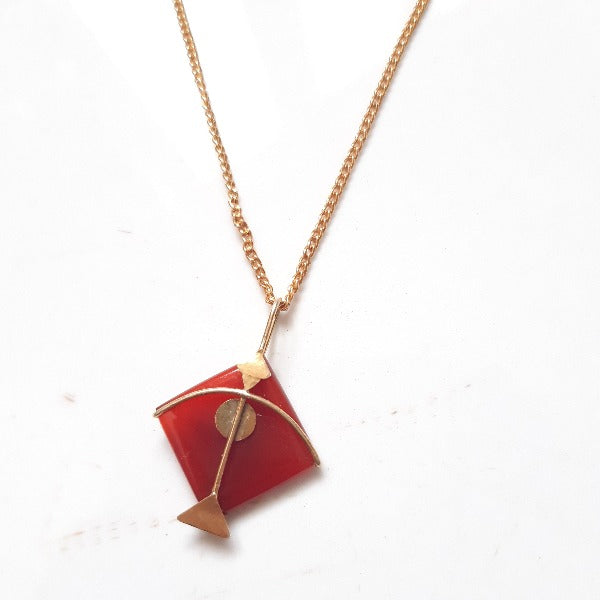 PATANG Red Onyx Pendant