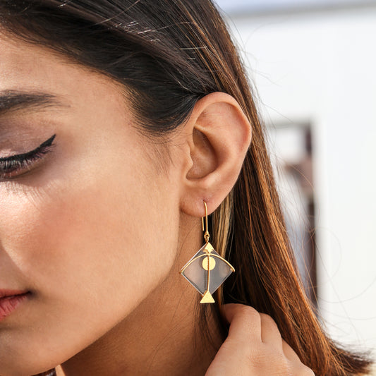 PATANG Quartz Earrings