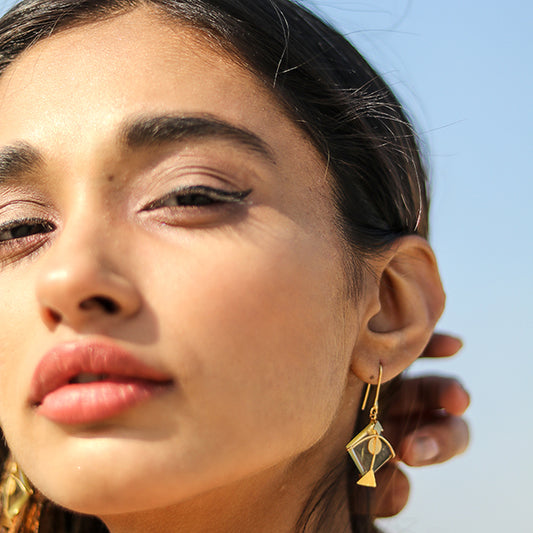 PATANG Small Quartz Earrings