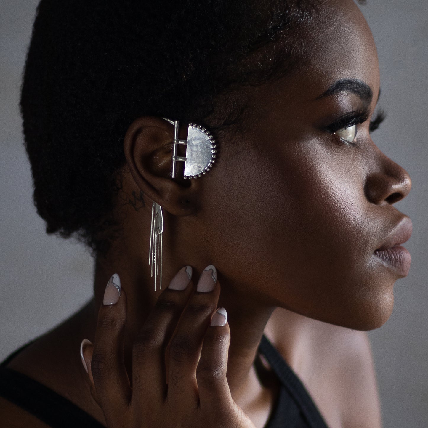 SEJAL Ear Cuff with Danglers - Single piece