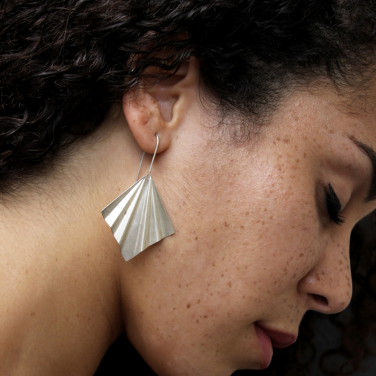 GARVI Origami Multi-Fold Earrings