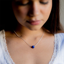 Load image into Gallery viewer, VALENTINE Heart Necklace - Lapiz Lazuli (Blue)
