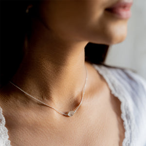 PUCKER Lips Necklace - Clear Quartz (Transparent)