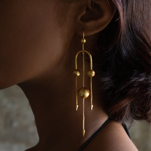 DECO Gold Trio Earrings