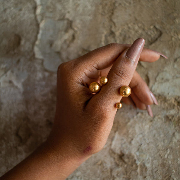 DECO Gold Spider Ring
