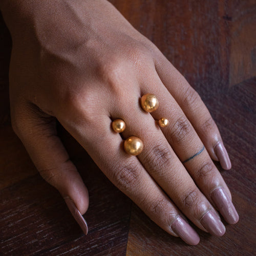 DECO Gold Spider Ring