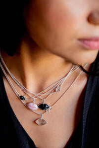 POUT Lips Pendant (without chain) - Pink Opal (Light Pink)