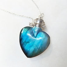 Load image into Gallery viewer, MESSAGE IN A BOTTLE - LABRADORITE
