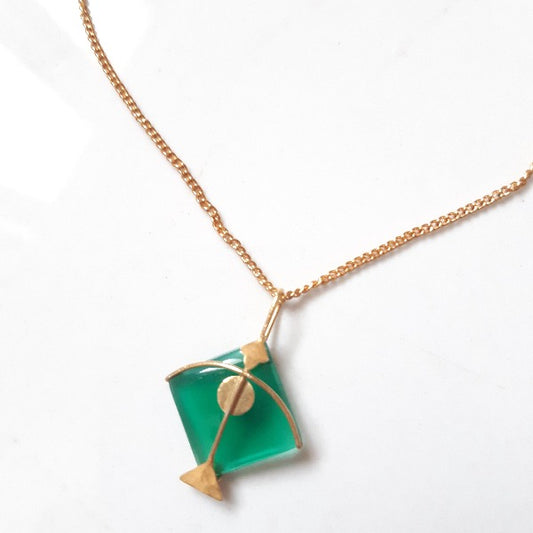 PATANG Green Onyx Pendant
