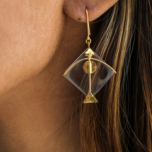 PATANG Quartz Earrings