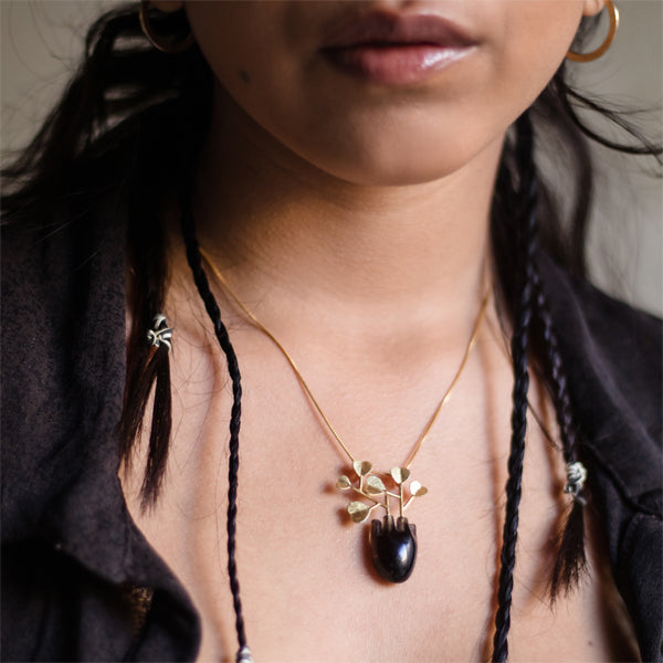 HEART Tree of Love - Gold Pendant