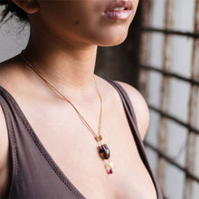 Load image into Gallery viewer, HEART Straight Arrow - Brown Pendant
