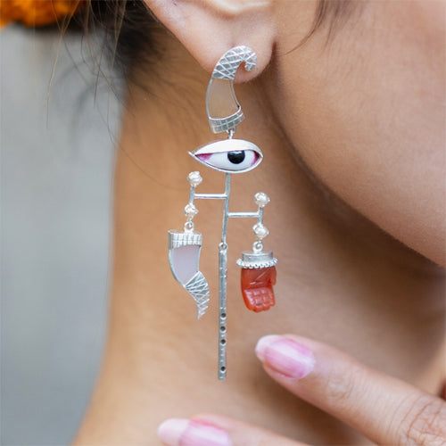 PICHWAI Cow Horn Earrings