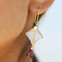 Load image into Gallery viewer, PATANG Small Moonstone With Pink Tourmaline
