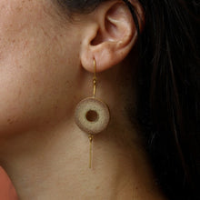 Load image into Gallery viewer, MUSKAAN Gold Dangle Disc

